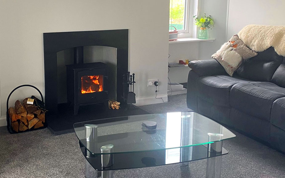 Enjoy a Woodburning Stove at our Self Catering Accommodation near Dunvegan