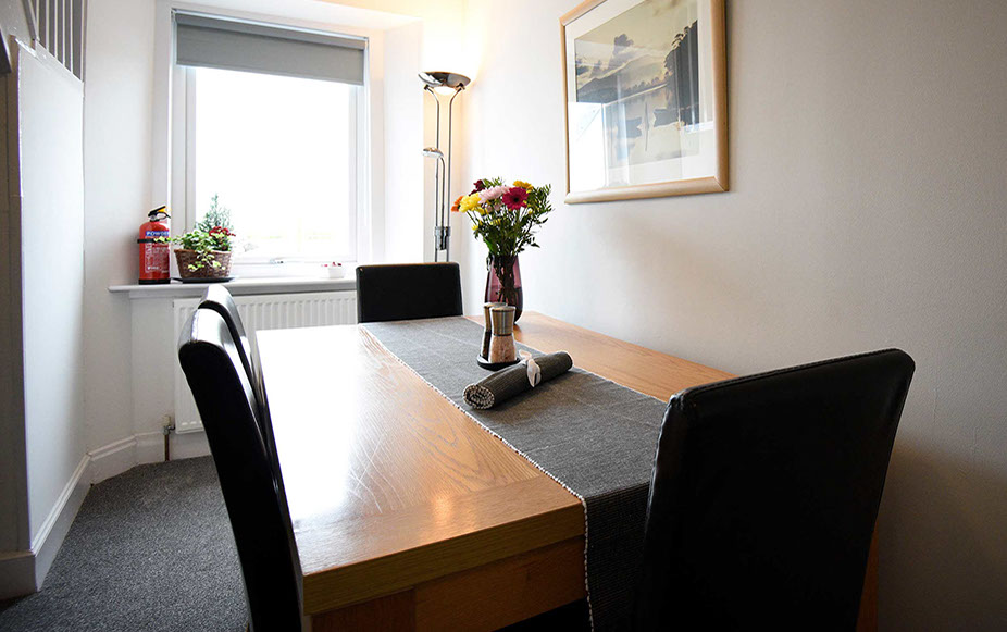 Tigh Beag Na Mara Dining Table with WIFI Internet Access