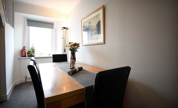 Tigh Beag Na Mara Dining Table with WIFI Internet Access