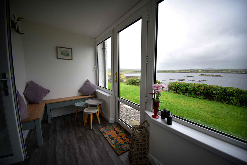 Enjoy stunning sea views from Tigh Beag na Mara Porch